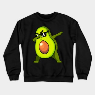 avocado dabbing Crewneck Sweatshirt